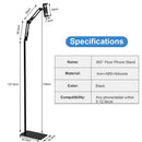 360 Tablet Floor Stand Adjustable 5 - 12.9 Inch Overhead Phone Desktop Holder - RnR Galore