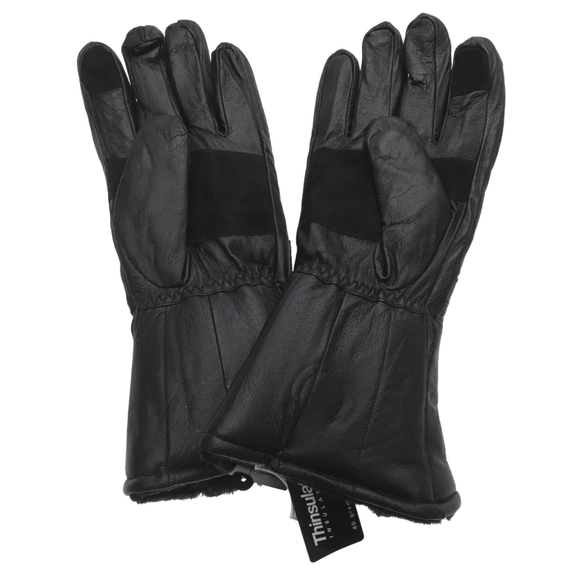 3M Winter Motorbike Bike Waterproof Gloves Leather Motor Bicycle Motorcycle - Black - L - RnR Galore