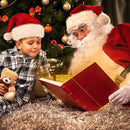 3Pack Christmas Santa Hats for Adults - Extra Thicken Velvet Santa Claus Hats for Women Men Fluffy Plush Xmas Hats Christmas Party Supplies New Year's Eve Party Hats for Adults Teenagers - RnR Galore