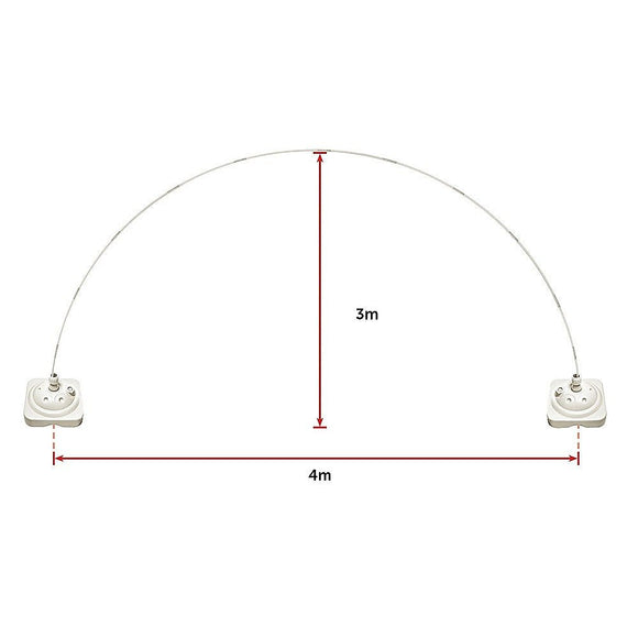 3x4m Full Set Balloon Arch Column Kit Floor Base Stand For Wedding & Party - RnR Galore