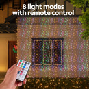 3X6M Christmas Lights Curtain Light 960 LED RGB Remote Jingle Jollys - RnR Galore