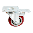4 x 4" Heavy Duty PU Swivel Castor Wheels With Brake - RnR Galore