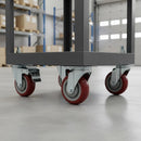 4 x 4" Heavy Duty PU Swivel Castor Wheels With Brake - RnR Galore