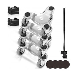 4 X All - purpose Dolly Metal Heavy Duty Furniture Mover Slider Set - RnR Galore