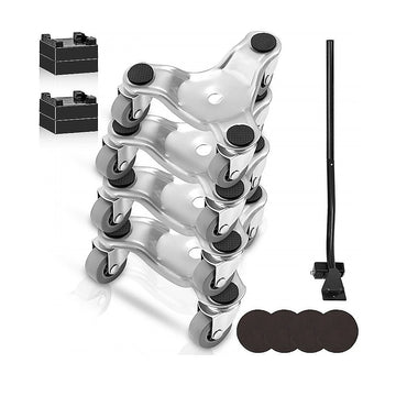 4 X All - purpose Dolly Metal Heavy Duty Furniture Mover Slider Set - RnR Galore