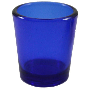 40 Pack Blue Glass Votive Tealight Candle Holders House Party Centerpiece Xmas Wedding Decor Glass Candlestick Party Decorations Bridal Baby Shower Event - RnR Galore