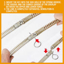 400W Drain Cleaner Electric Eel Rigid Plumbing Sewerage Pipe Machine 6 Cutters - RnR Galore