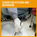400W Drain Cleaner Electric Eel Rigid Plumbing Sewerage Pipe Machine 6 Cutters - RnR Galore