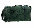44L Travel Foldable Duffel Bag Gym Sports Luggage Travel Foldaway D - Zip Top School Bags - Bottle Green - RnR Galore