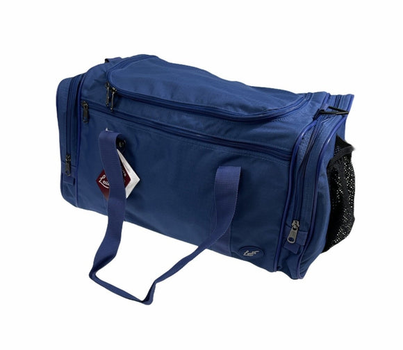 44L Travel Foldable Duffel Bag Gym Sports Luggage Travel Foldaway D - Zip Top School Bags - Royal Blue - RnR Galore