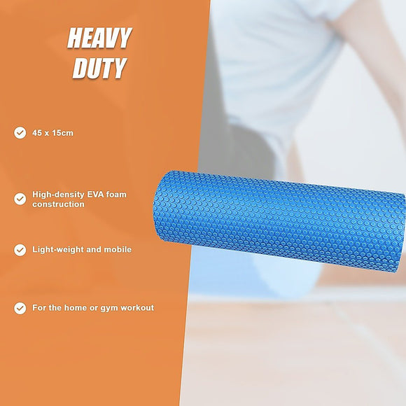 45 x 15cm Physio Yoga Pilates Foam Roller - RnR Galore