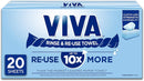 480x Viva Paper Towel Rinse & Re - Use Towel Reusable 20 Sheets x 24 Packs Bulk Box - RnR Galore