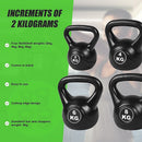 4pcs Exercise Kettle Bell Weight Set 20KG - RnR Galore