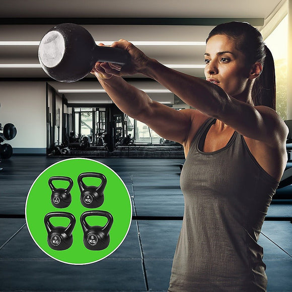 4pcs Exercise Kettle Bell Weight Set 20KG - RnR Galore