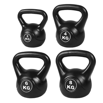 4pcs Exercise Kettle Bell Weight Set 20KG - RnR Galore