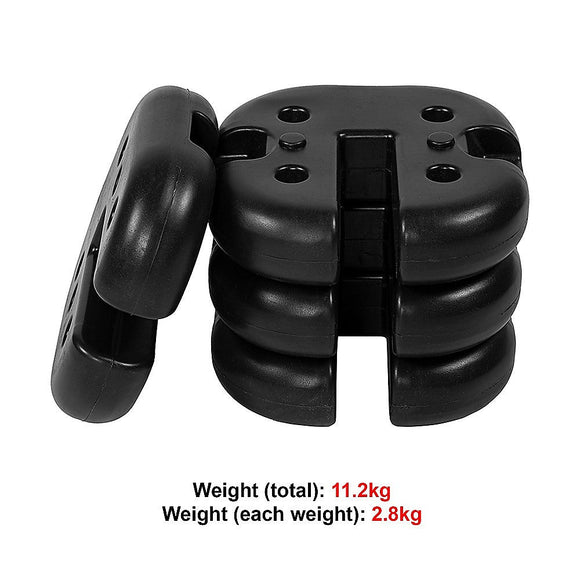 4pcs Outdoor Canopy Tent Leg Weights Anchor Stand Heavy Duty Gazebo Discs Base - RnR Galore