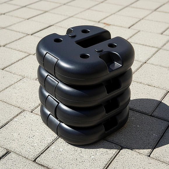 4pcs Outdoor Canopy Tent Leg Weights Anchor Stand Heavy Duty Gazebo Discs Base - RnR Galore