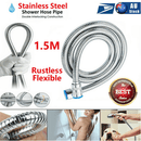 5 FT Handheld Shower Head Hose 1.5m Bathroom Stainless Steel Shower Water Tube - RnR Galore