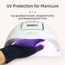 5 - Pair Grey UV Protection Fingerless Gloves for Nail Art Curing and Cycling Sun Protection - Made of Nylon/Spandex, Manicure Hand Care - RnR Galore
