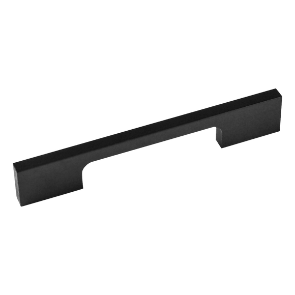 5 x 96mm Kitchen Handle Cabinet Cupboard Door Drawer Handles square Black furniture pulls - RnR Galore