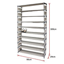 50 Pairs 10 Tiers Shoe Rack - RnR Galore