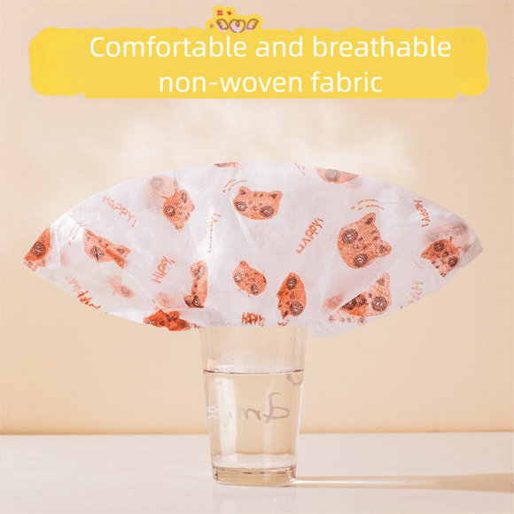 50 Pieces Thickened Non - Woven Disposable Shoe Covers (Blue Rabbit) – Universal Fit (EU Size 34 - 45) for Guests & Floor Protection - RnR Galore