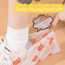 50 Pieces Thickened Non - Woven Disposable Shoe Covers (Yellow Bear) – Universal Fit (EU Size 34 - 45) for Guests & Floor Protection - RnR Galore