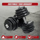 50KG Dumbbell Adjustable Weight Set - RnR Galore