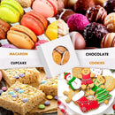 50PCS Handmade Soap Paper Box Round Window Kraft Black White Candy Biscuit Box - White - 50pcs 8*8*3CM - RnR Galore
