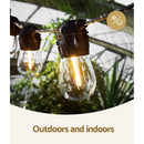 59m Solar Festoon Lights Outdoor LED String Light Christmas Party Decorations - RnR Galore