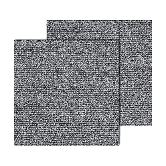 5m2 Box of Premium Carpet Tiles Commercial Domestic Office Heavy Use Flooring Grey - RnR Galore