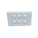 6 Gang Wall Plate Electricity Switch - RnR Galore