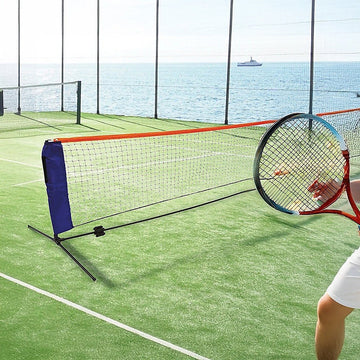 6 Meters Portable Foldable Mini Tennis Net & Post Set - RnR Galore