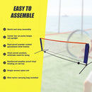 6 Meters Portable Foldable Mini Tennis Net & Post Set - RnR Galore