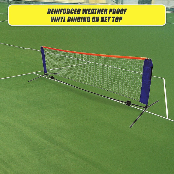 6 Meters Portable Foldable Mini Tennis Net & Post Set - RnR Galore