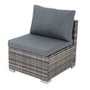 6PCS Outdoor Modular Lounge Sofa Coogee - Grey - RnR Galore