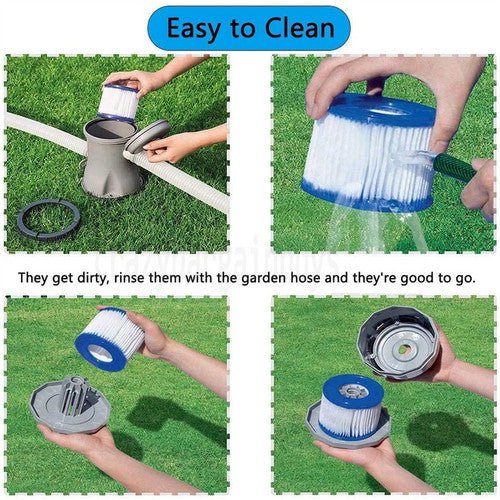 6PCS Replacement Bestway VI Filter Cartridge Inflatable Lay - Z - Spa Filters 58323 - RnR Galore