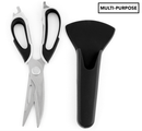 7 in 1 Multi Purpose Kitchen Super Scissors w/ Magnetic Case for Meat Nuts - RnR Galore