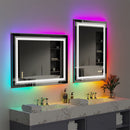 700x900mm LED Bathroom Mirror RGB Anti - Fog Aluminum - RnR Galore