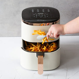 7L Digital Air Fryer with 8 pre - set Touch - control Cooking Programs - Cream - RnR Galore