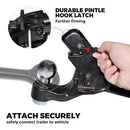8 Ton Pintle Tow Hook Receiver Arm Hitch Towing Car Truck Heavy Duty Ball Combo - RnR Galore