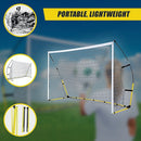 8' x 5' Soccer Football Goal Foot Portable Net Quick Set Up - RnR Galore