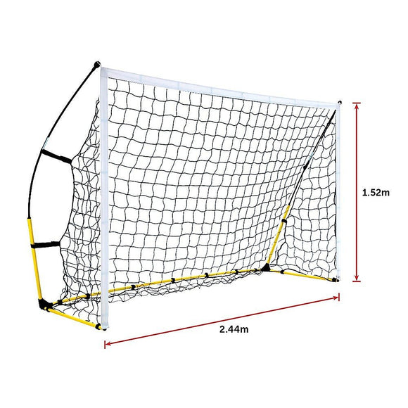 8' x 5' Soccer Football Goal Foot Portable Net Quick Set Up - RnR Galore