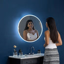 80cm LED Wall Mirror Bathroom Mirrors Light Decor Round - RnR Galore