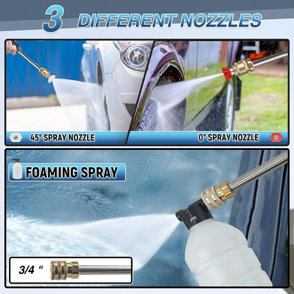 88V Cordless Electric High Pressure Washer Water Spray Gun Car Cleaner 2 Battery - RnR Galore