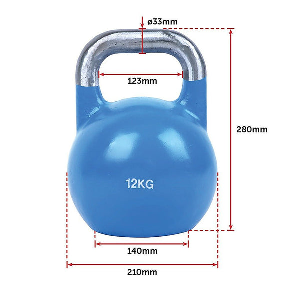 8KG, 12KG, 16KG Pro - Grade Steel KettleBell Set - RnR Galore