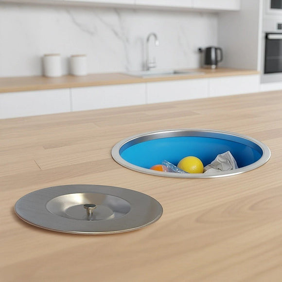 8L Concealed Benchtop Bin - RnR Galore