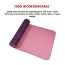 8mm TPE Yoga Mat Exercise Fitness Gym Pilates Non Slip Dual Layer - RnR Galore