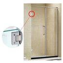 90 Degree Glass Door Cupboard Showcase Cabinet Clamp Glass Shower Doors Hinge 304 Steel - RnR Galore