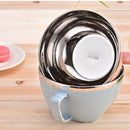 900ml Stainless Steel Instant Noodle Solid Bowl Korean Mi Goreng w Lid & Handle - RnR Galore